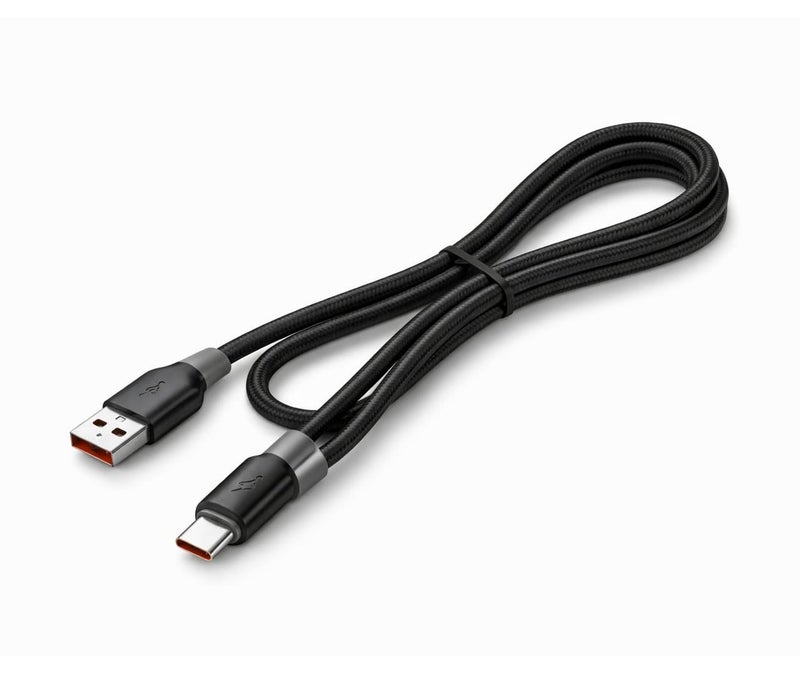 اكس - بلس كابل شحن سريع X-Plus USB إلى Type-C 120W 6A بطول 1 متر – كابل تايب سي شاحن جوال فاست تشارج  متين نقل بيانات للهواتف الذكية والأندرويد - Image 2